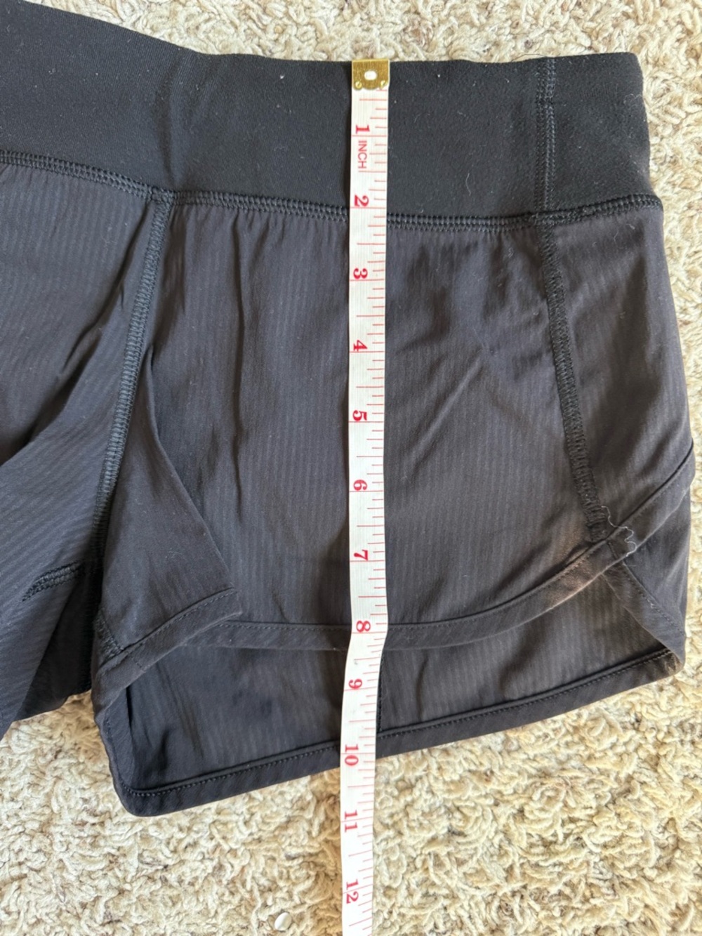 Ivivva Lululemon Girls Size 12 Black Running - Picture 5 of 6